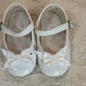 Baby white shoes